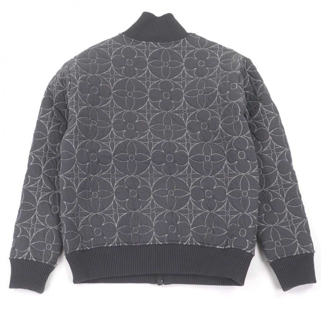 LOUIS VUITTON 2021AW Monogram LV Logo Zip-Through Quilted Blouson Grey Size XS