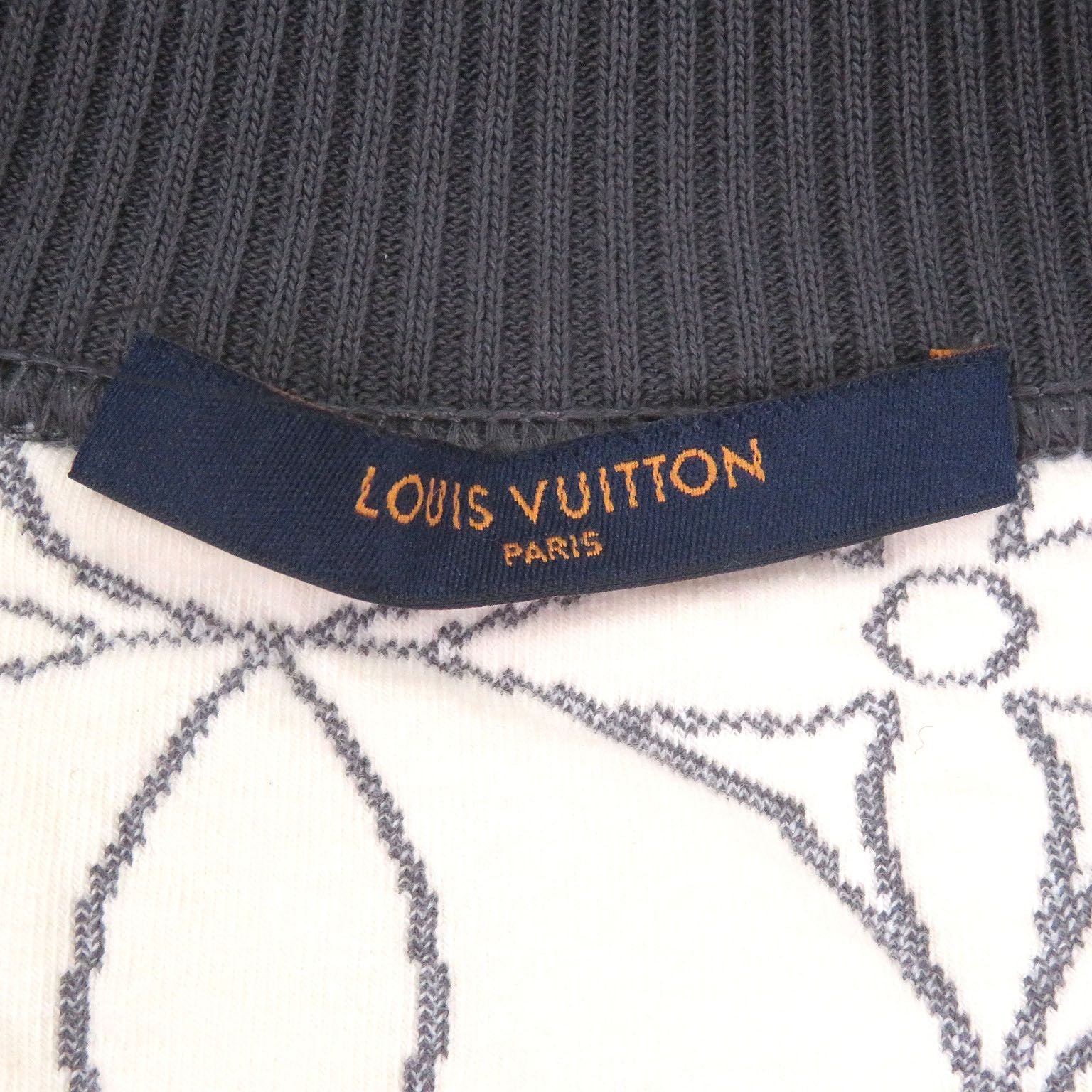 LOUIS VUITTON 2021AW Monogram LV Logo Zip-Through Quilted Blouson Grey Size XS