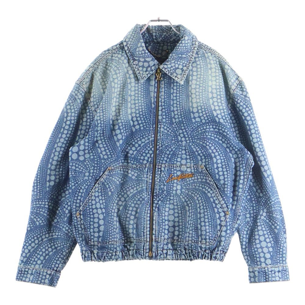 LOUIS VUITTON 2023AW x Yayoi Kusama Dot Zip-Up Denim Blouson RM232H HOA30W Size 52