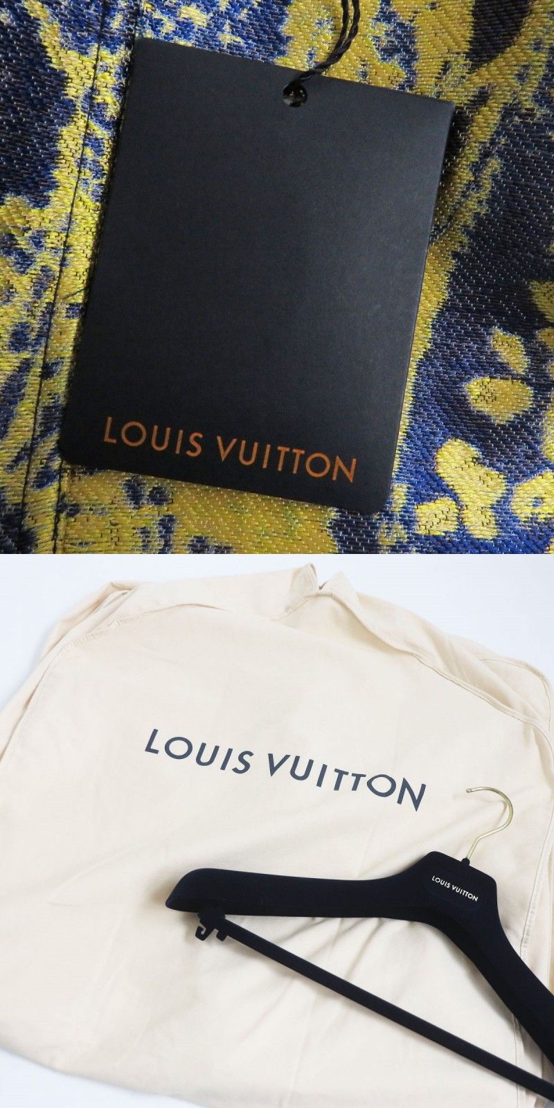 NWT LOUIS VUITTON 20SS Pre-Collection Tapestry DNA Belted Trench Coat Size 50
