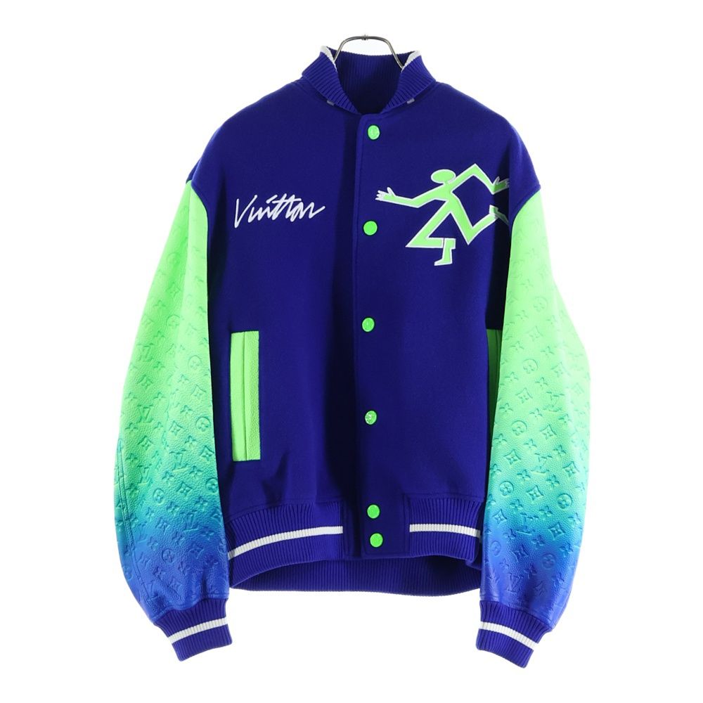 LOUIS VUITTON 2022SS Gradient Monogram Stadium Jacket Size 48