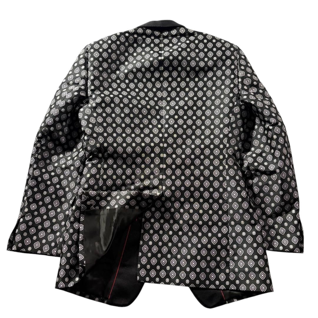 DOLCE & GABBANA All-Over Pattern Dress Suit Setup Size 46