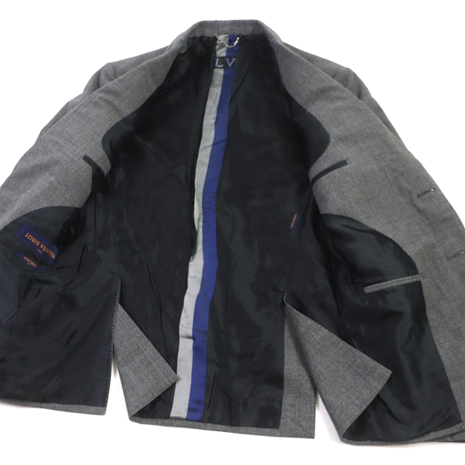 LOUIS VUITTON PONT NEUF FIT Wool 100% Suit Setup Size 48