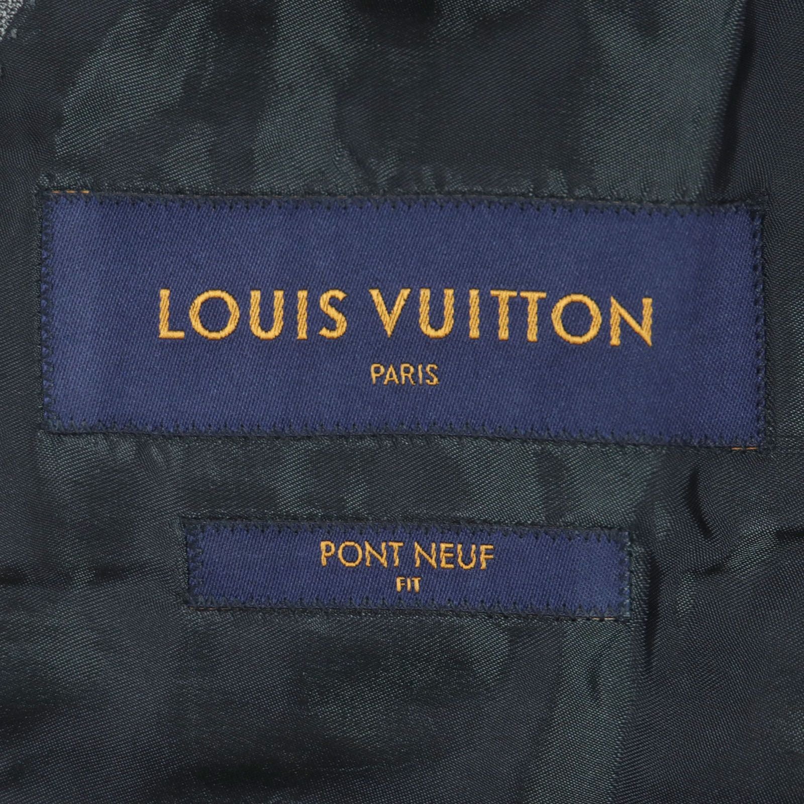 LOUIS VUITTON PONT NEUF FIT Wool 100% Suit Setup Size 48