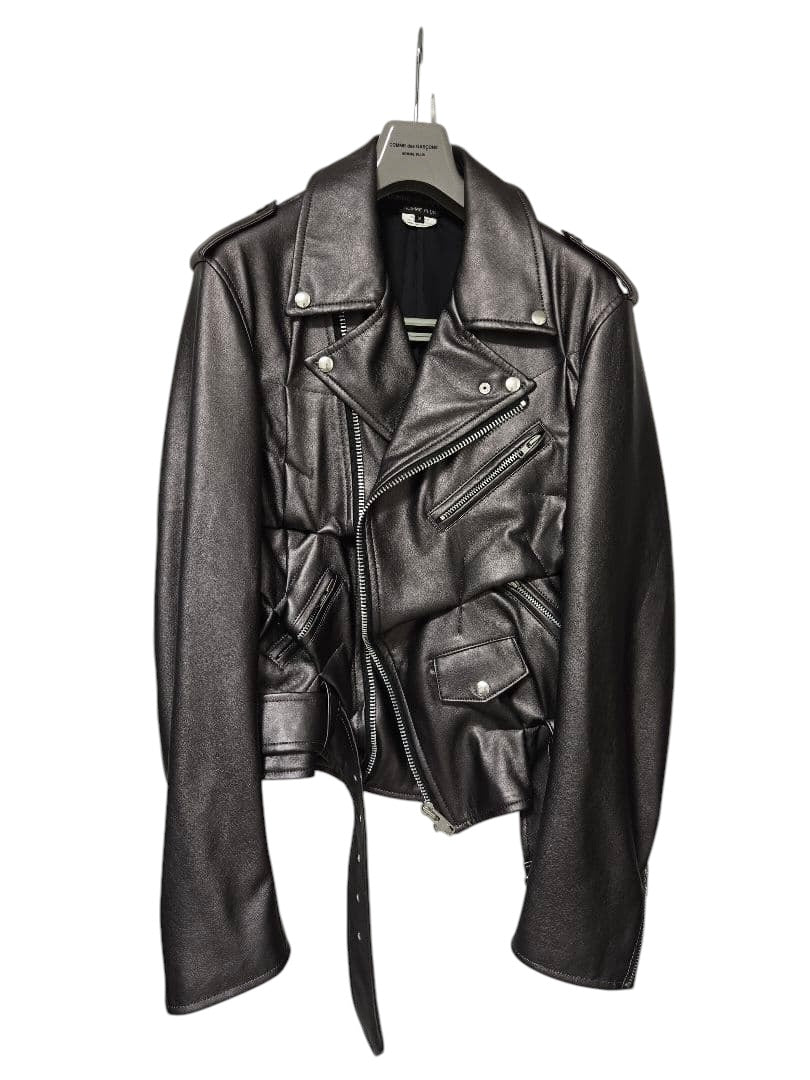 COMME des GARÇONS HOMME PLUS 2021SS Fake Leather Riders Jacket