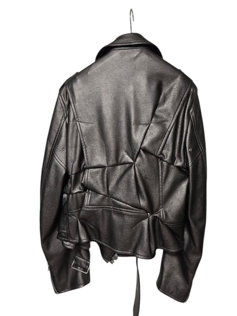 COMME des GARÇONS HOMME PLUS 2021SS Fake Leather Riders Jacket