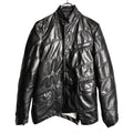 COMME des GARÇONS HOMME PLUS Twisted Fake Leather Stand Collar Jacket Size XS