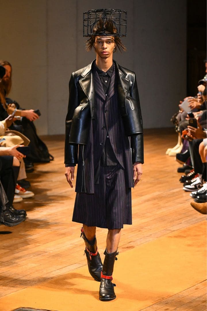 COMME des GARÇONS HOMME PLUS 2023AW Fake Leather Jacket