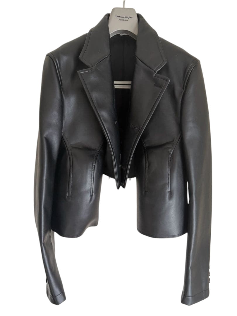 COMME des GARÇONS HOMME PLUS 2023AW Fake Leather Jacket