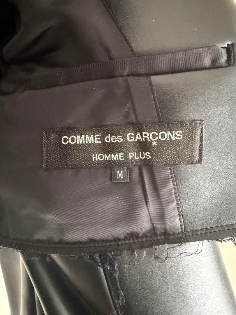 COMME des GARÇONS HOMME PLUS 2023AW Fake Leather Jacket