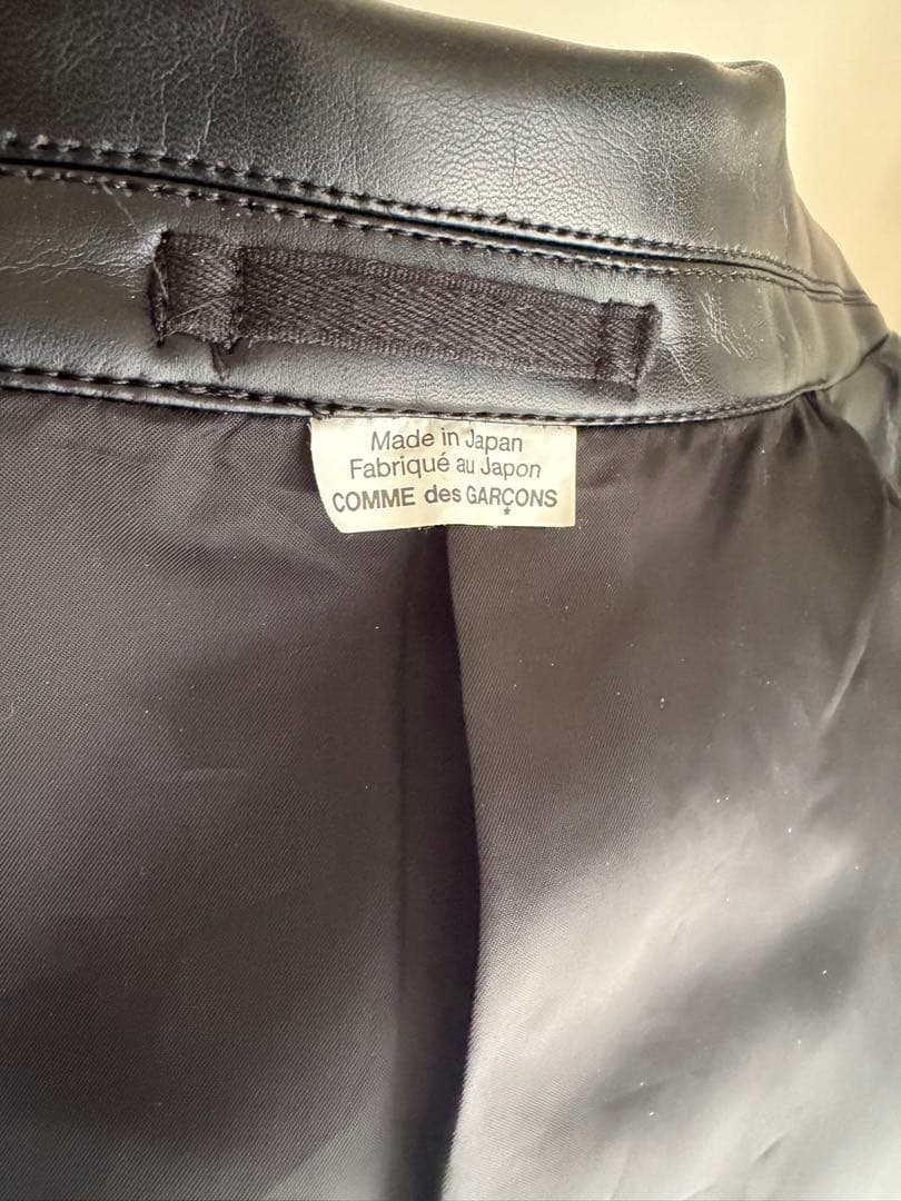 COMME des GARÇONS HOMME PLUS 2023AW Fake Leather Jacket