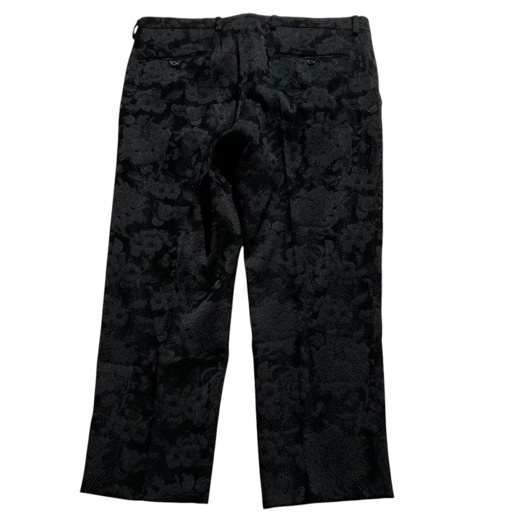 DOLCE & GABBANA Lace Fabric Jacket & Pants Suit Setup Men's