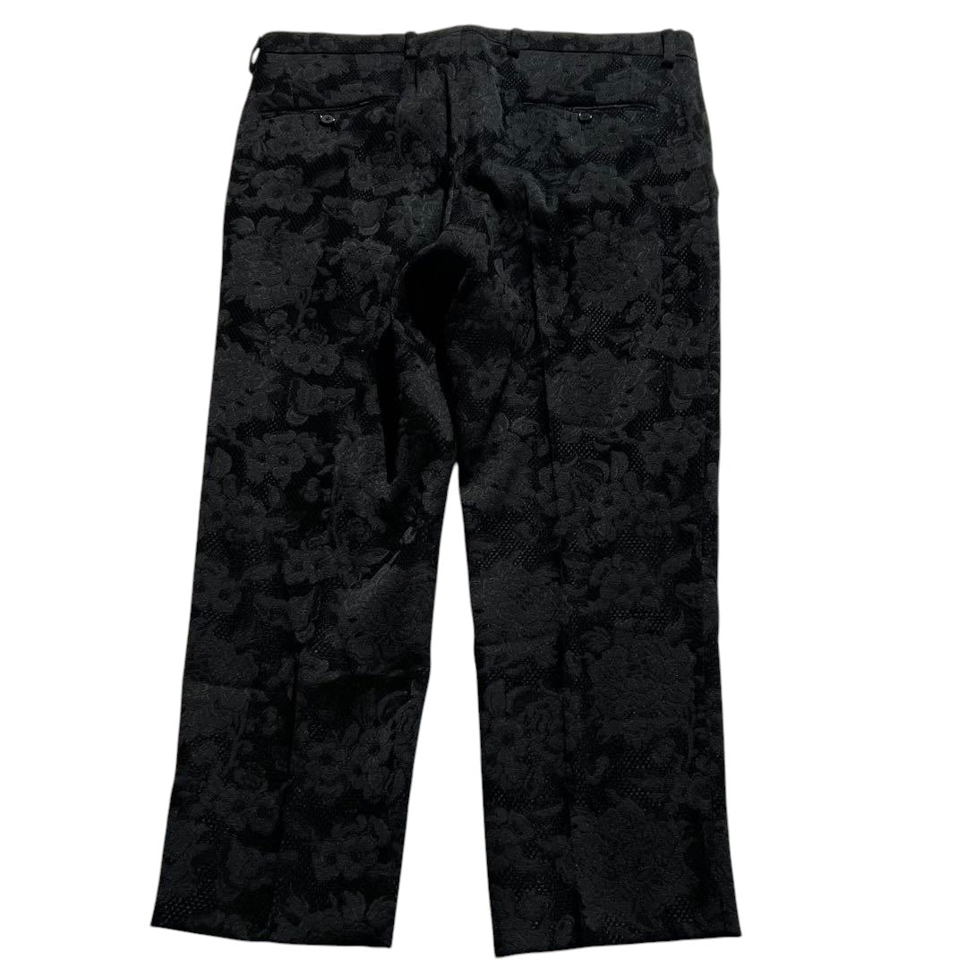 DOLCE & GABBANA Lace Fabric Jacket & Pants Suit Setup Men's
