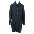 CHANEL P33927 Silk Blend Coat Size 38