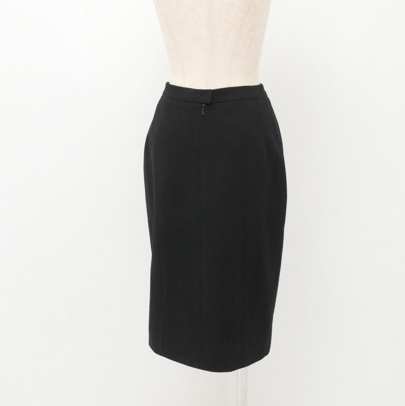 CHANEL Vintage Skirt Suit Set Up Tailored Jacket Blazer Size 40