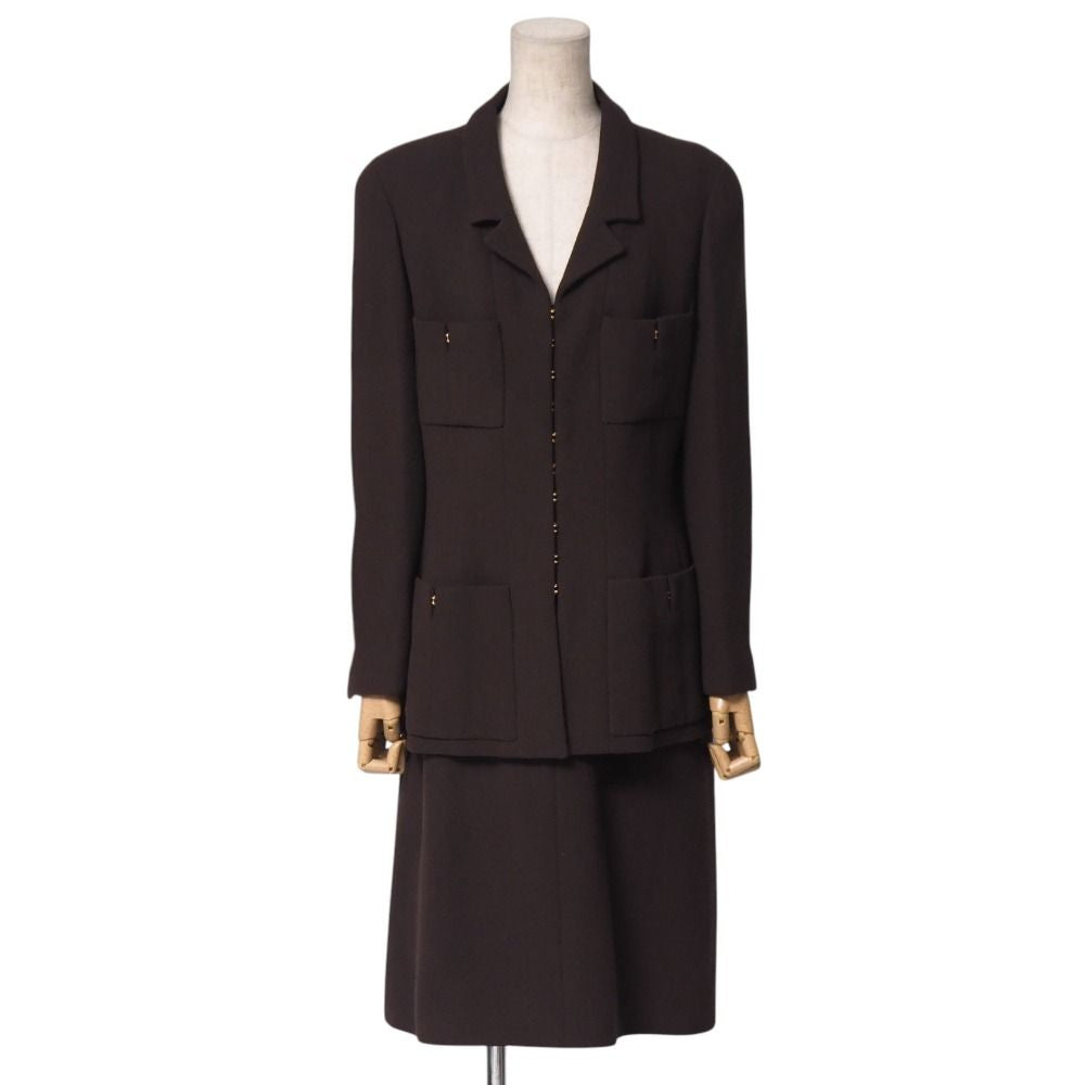 CHANEL Vintage Skirt Suit 96A Setup Size 42