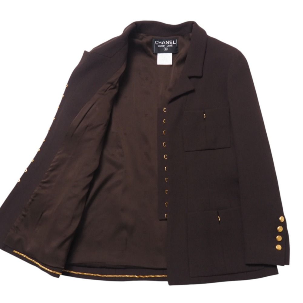 CHANEL Vintage Skirt Suit 96A Setup Size 42