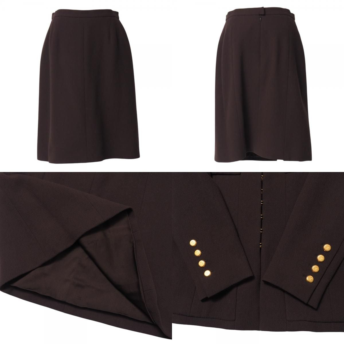 CHANEL Vintage Skirt Suit 96A Setup Size 42