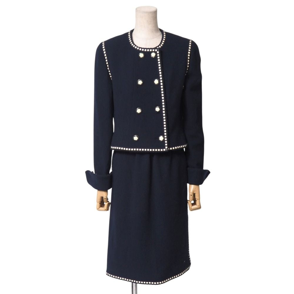CHANEL Vintage Set Up Skirt Suit Size 38