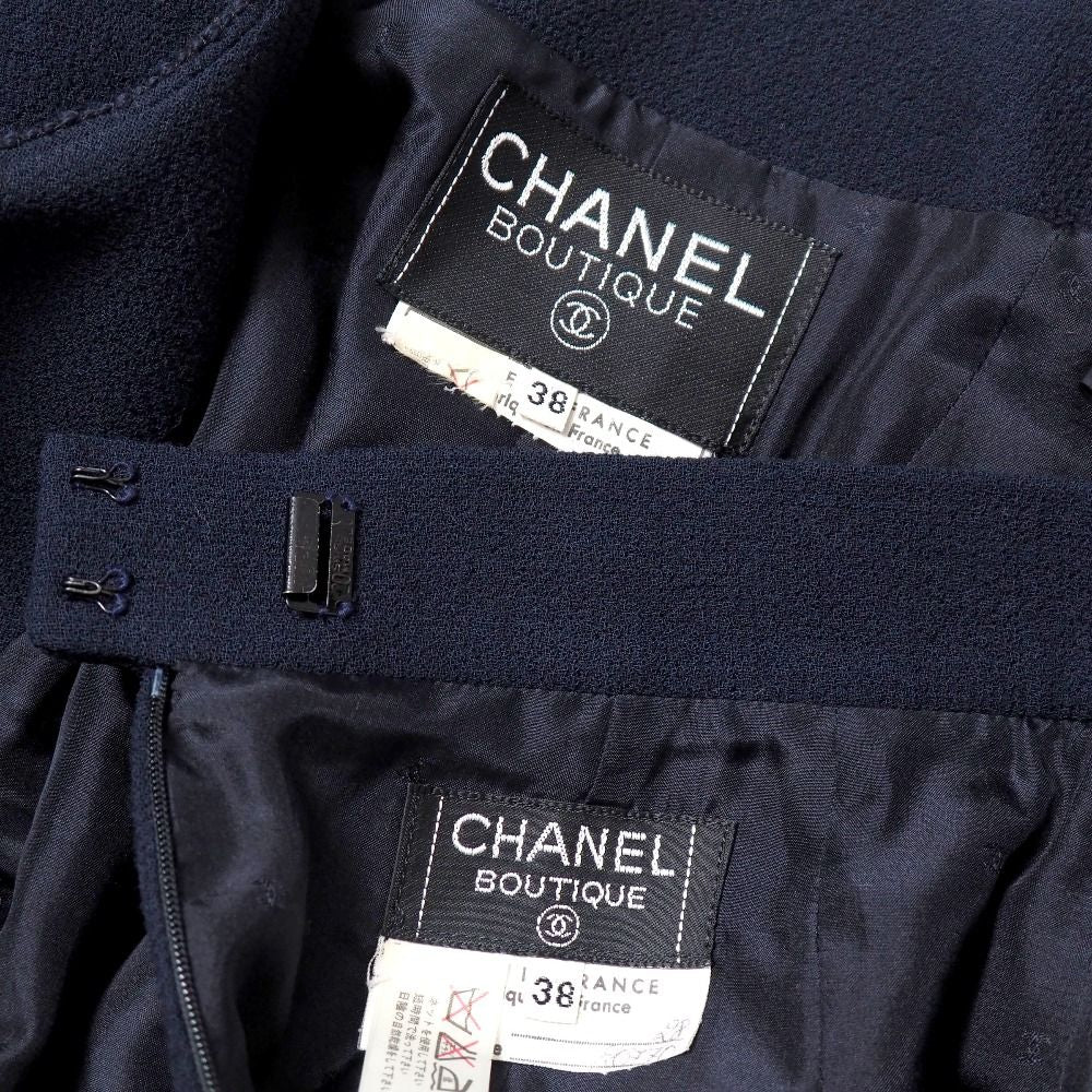 CHANEL Vintage Set Up Skirt Suit Size 38