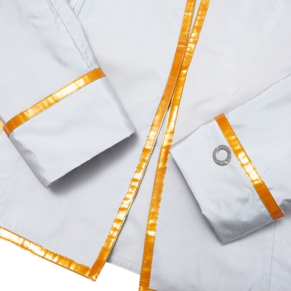 CHANEL No-Collar Jacket Size 40