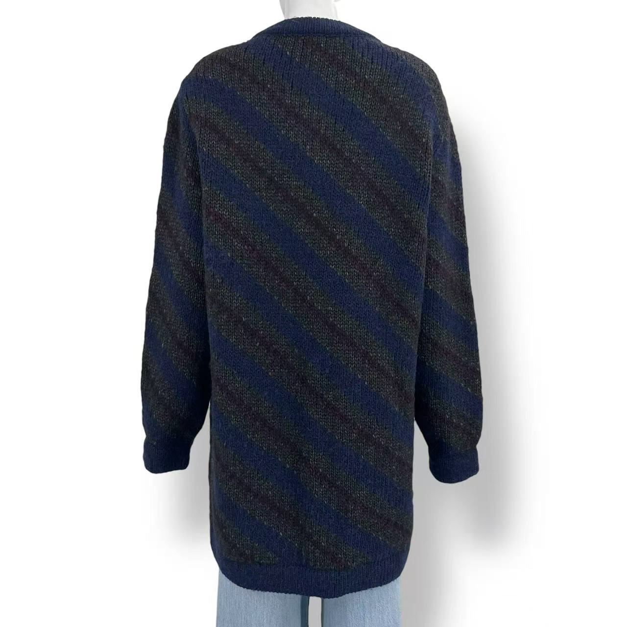 CHANEL Gripoix Wool Long Sleeve Coat Size 38