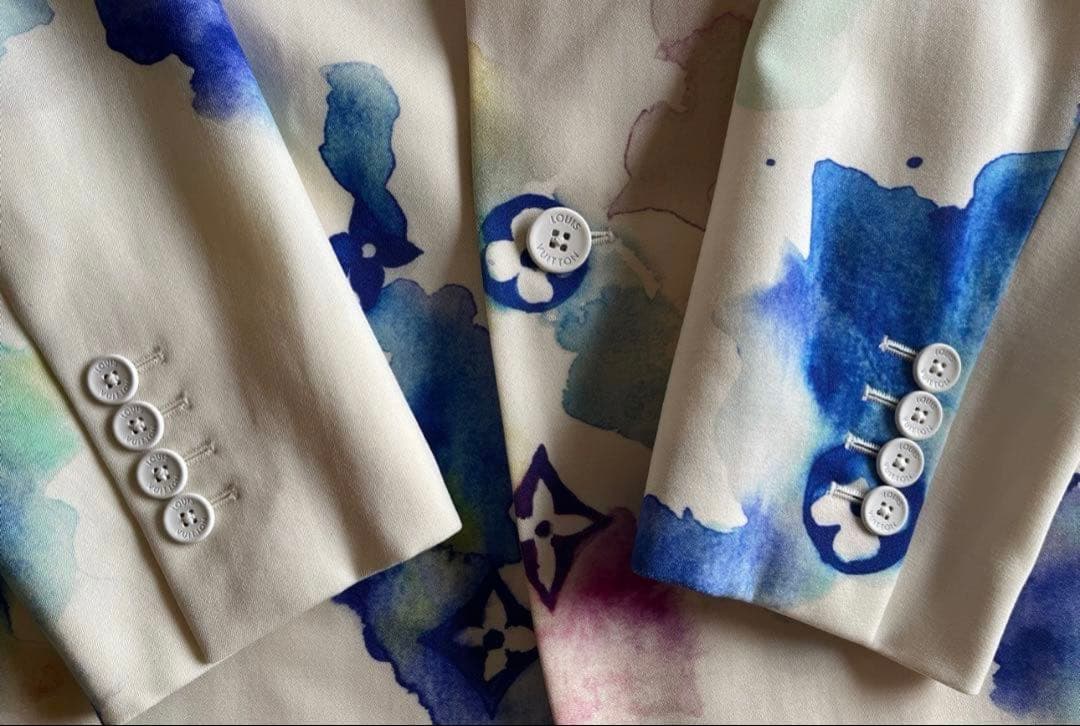 LOUIS VUITTON Water Monogram Jacket Size 46