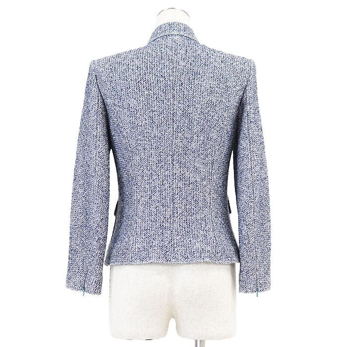 CHANEL Jacket 03P P21056 Mixed Tweed Size 38