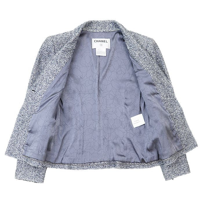 CHANEL Jacket 03P P21056 Mixed Tweed Size 38