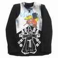 LOUIS VUITTON Hybrid T-Shirt Tailored Jacket Docking LV Logo Monogram Size 50 Black