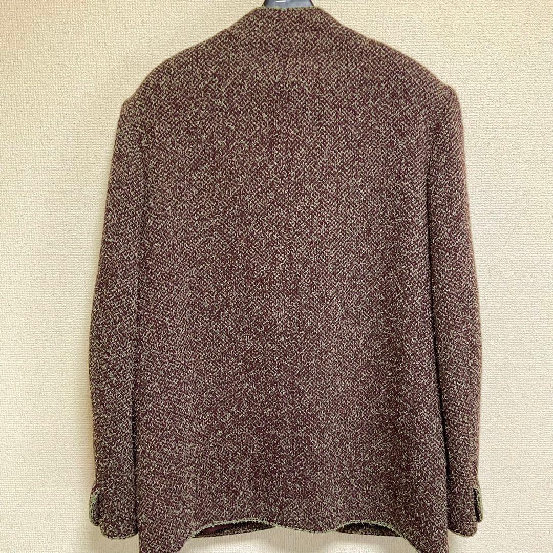 CHANEL Tweed Collarless Jacket Size 38