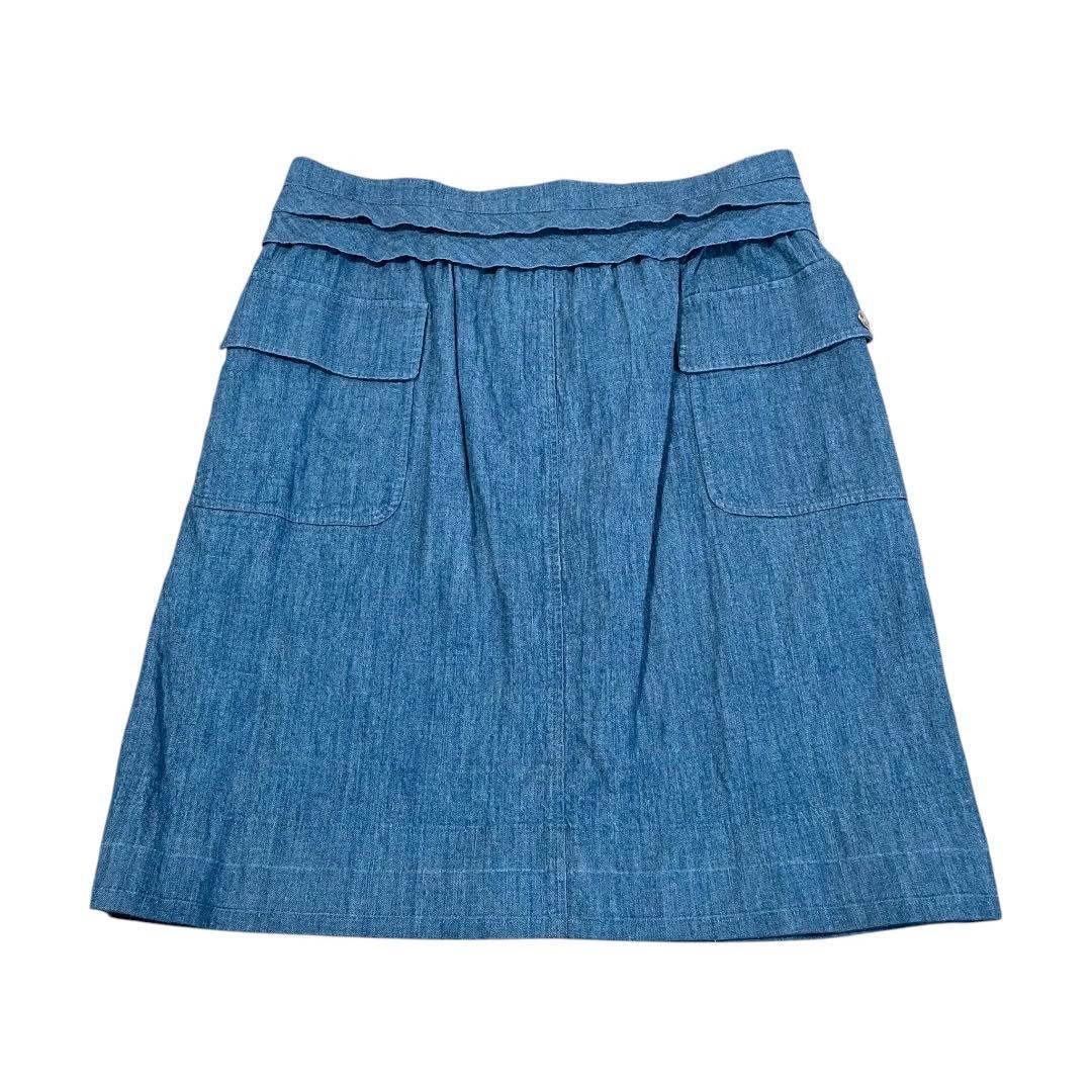 CHANEL Denim Setup Jacket & Skirt Size 38 – 06S