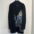 Yohji Yamamoto POUR HOMME 17AW Print Embroidery Jacket Size 3