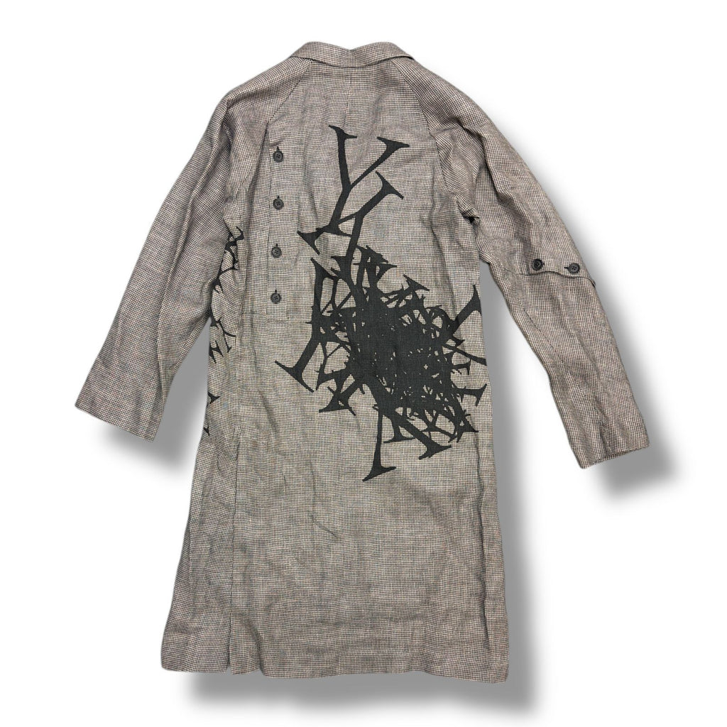 Yohji Yamamoto POUR HOMME 24SS パターン マルチファブリック ボタンジャケット サイズ3 – 未着用