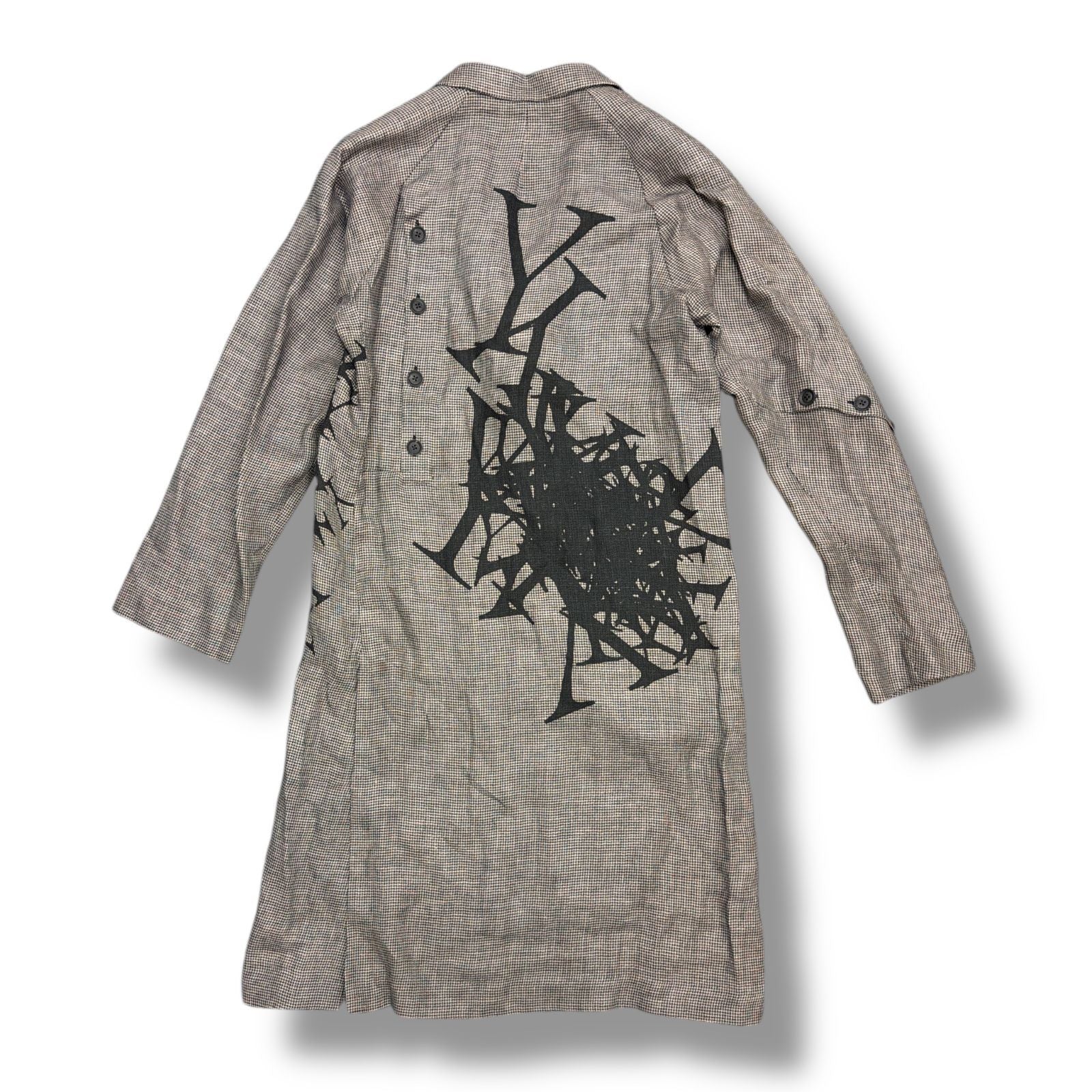 Yohji Yamamoto POUR HOMME 24SS パターン マルチファブリック ボタンジャケット サイズ3 – 未着用
