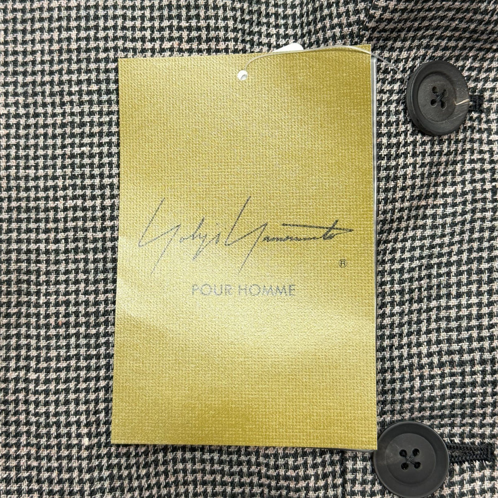 Yohji Yamamoto POUR HOMME 24SS パターン マルチファブリック ボタンジャケット サイズ3 – 未着用