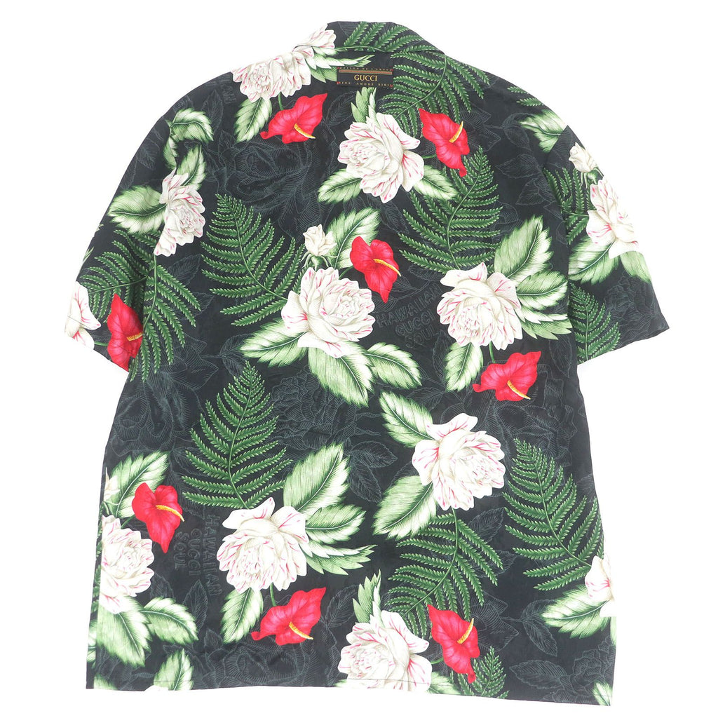 GUCCI Silk-Blend Aloha Shirt & Short Pants Setup Size 48/46 – Excellent Condition