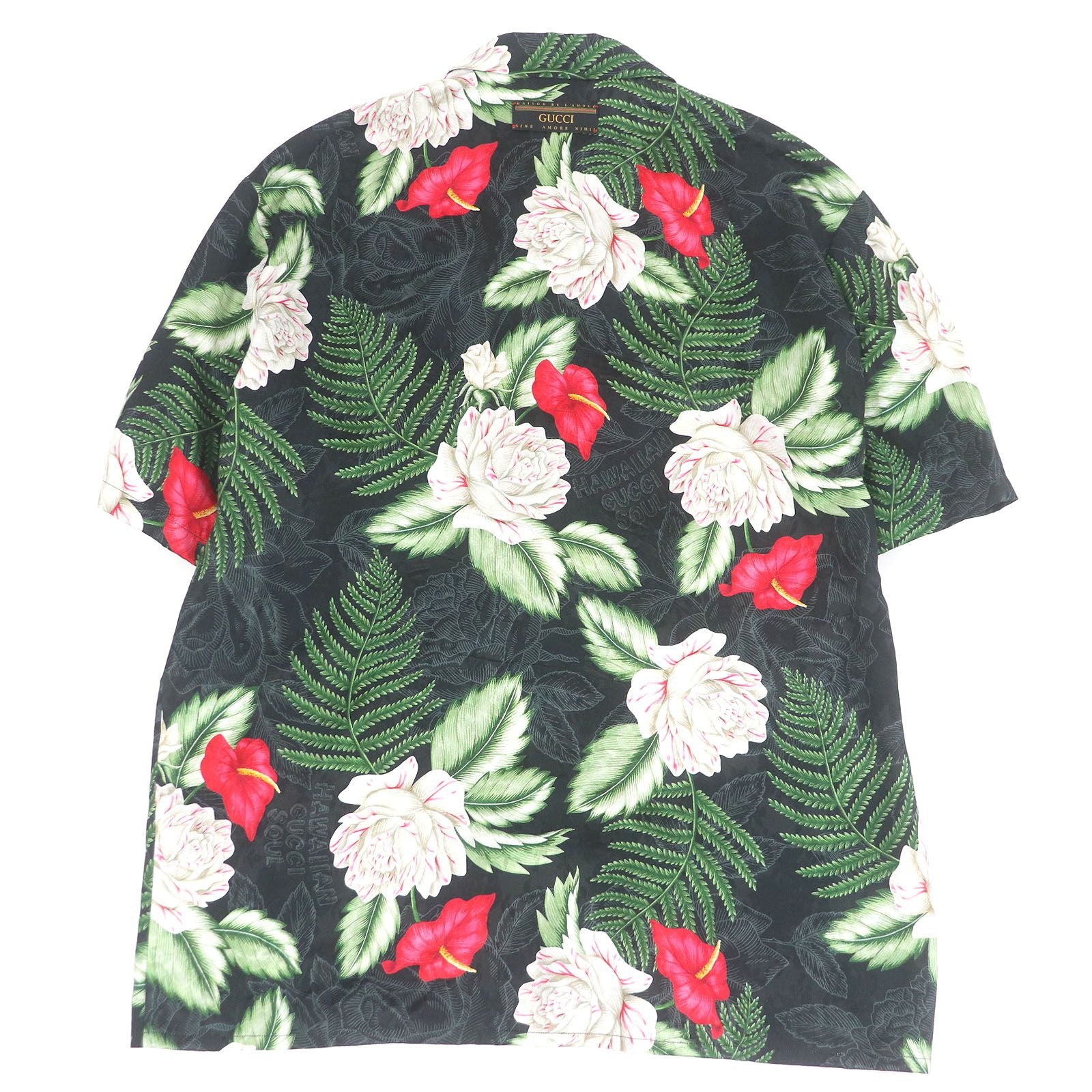 GUCCI Silk-Blend Aloha Shirt & Short Pants Setup Size 48/46 – Excellent Condition