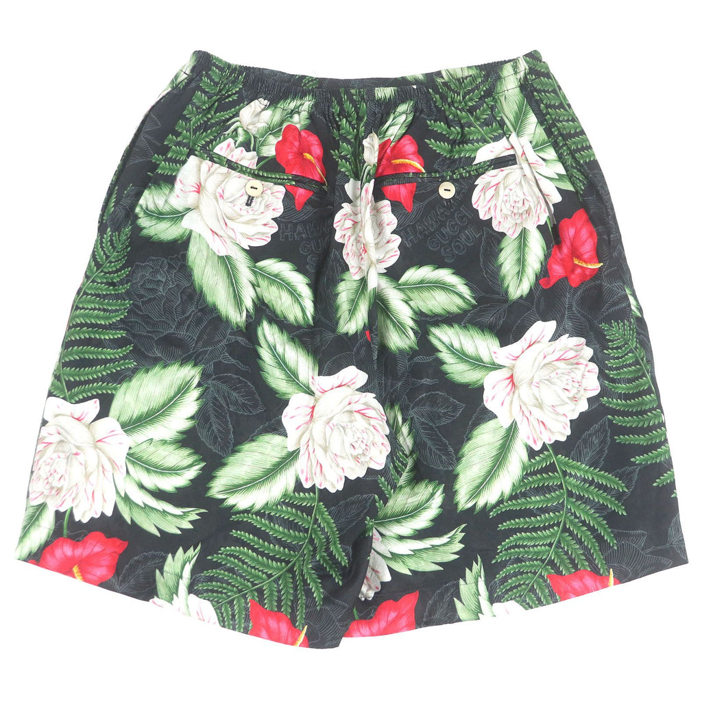 GUCCI Silk-Blend Aloha Shirt & Short Pants Setup Size 48/46 – Excellent Condition