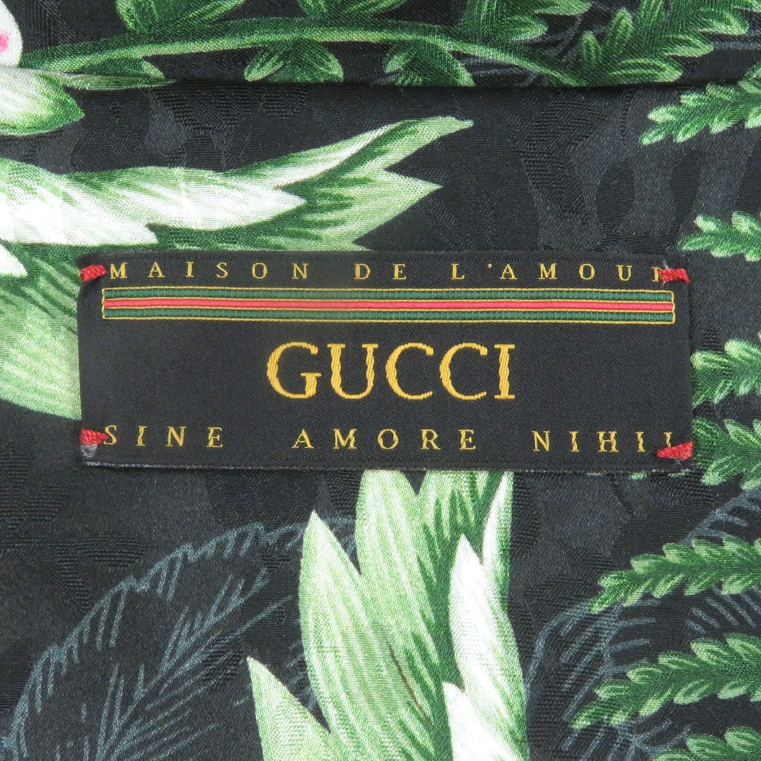 GUCCI Silk-Blend Aloha Shirt & Short Pants Setup Size 48/46 – Excellent Condition