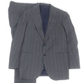 LOUIS VUITTON 25SS Pont Neuf Fit LV Logo Peaked Lapel Single Suit Setup – Grey Size 46