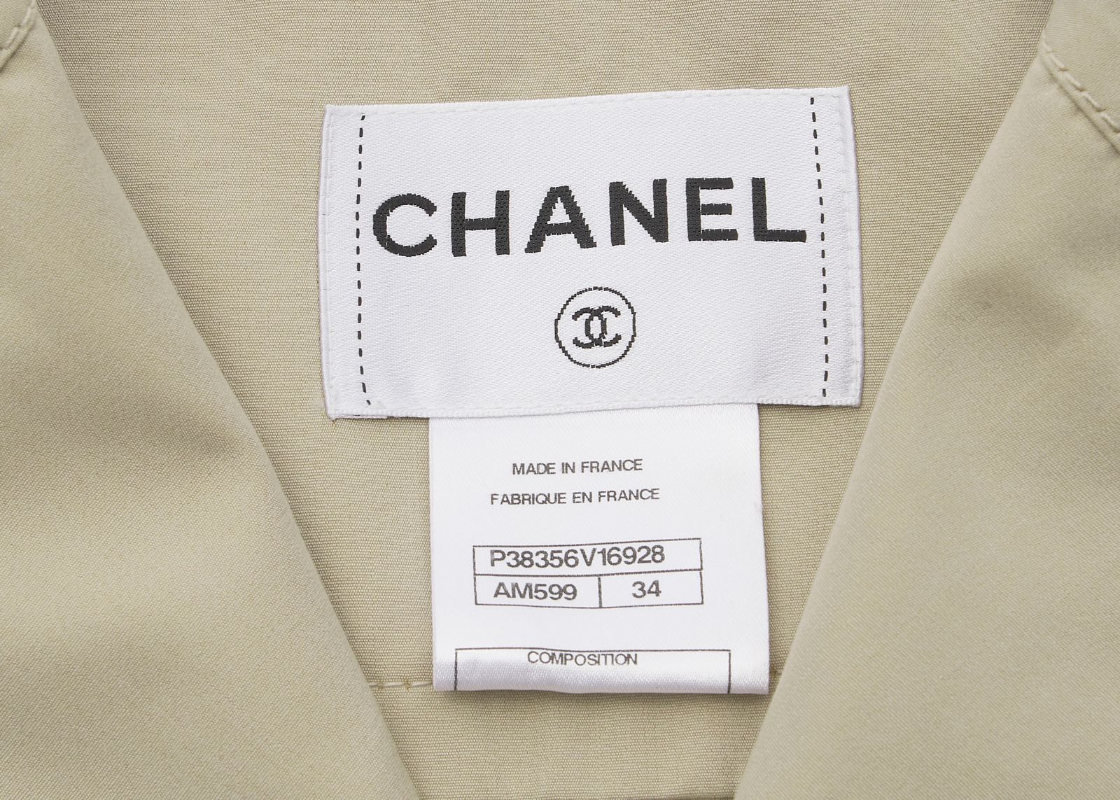 CHANEL Coco Button Long Coat Size 34 – Beige