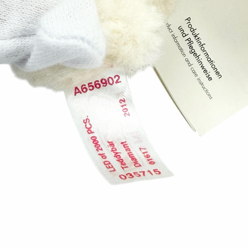 Steiff Diamond Teddy Bear 035715 2012 Limited Edition 2000pcs Swarovski Crystal Decoration Ivory