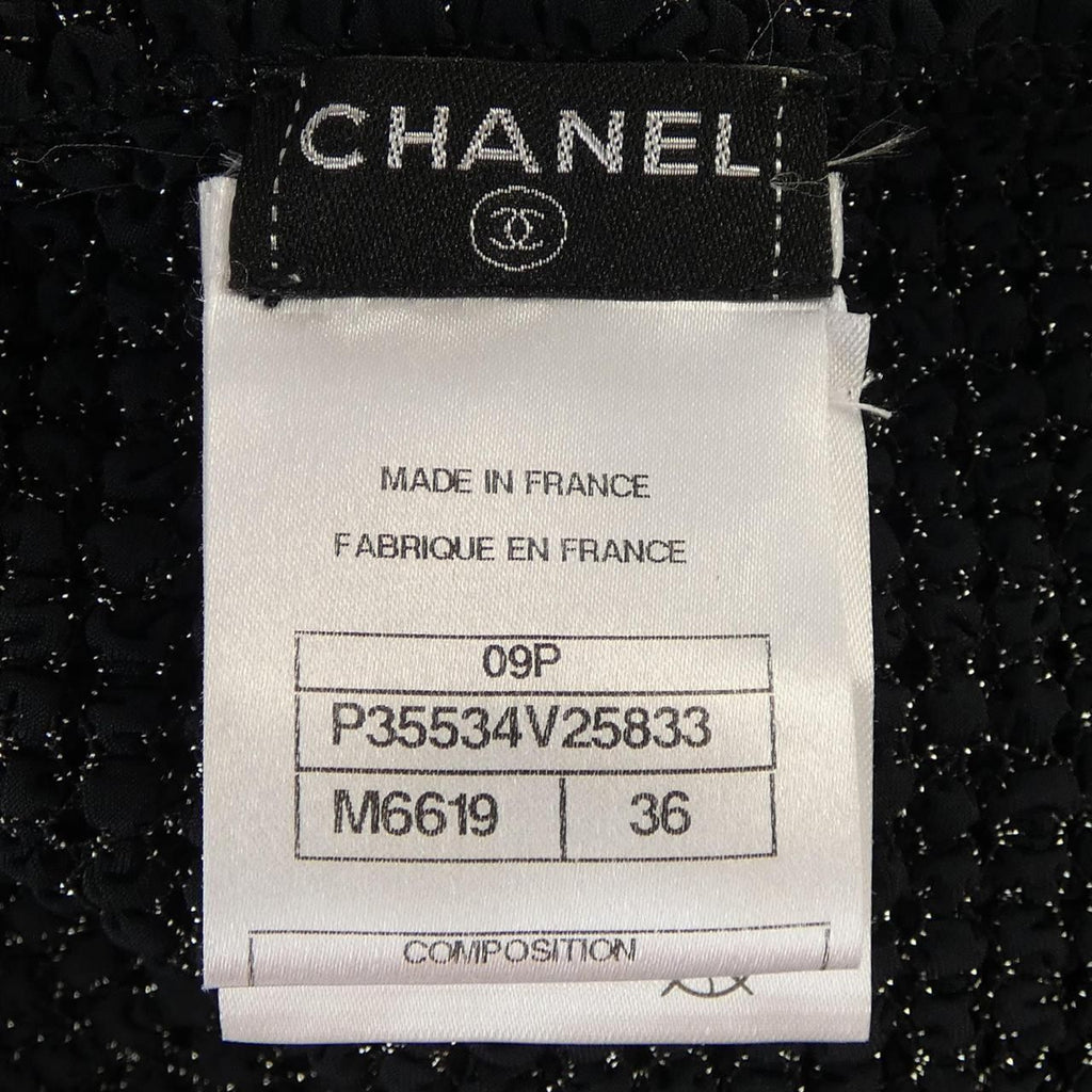 CHANEL Collarless Jacket Size 36