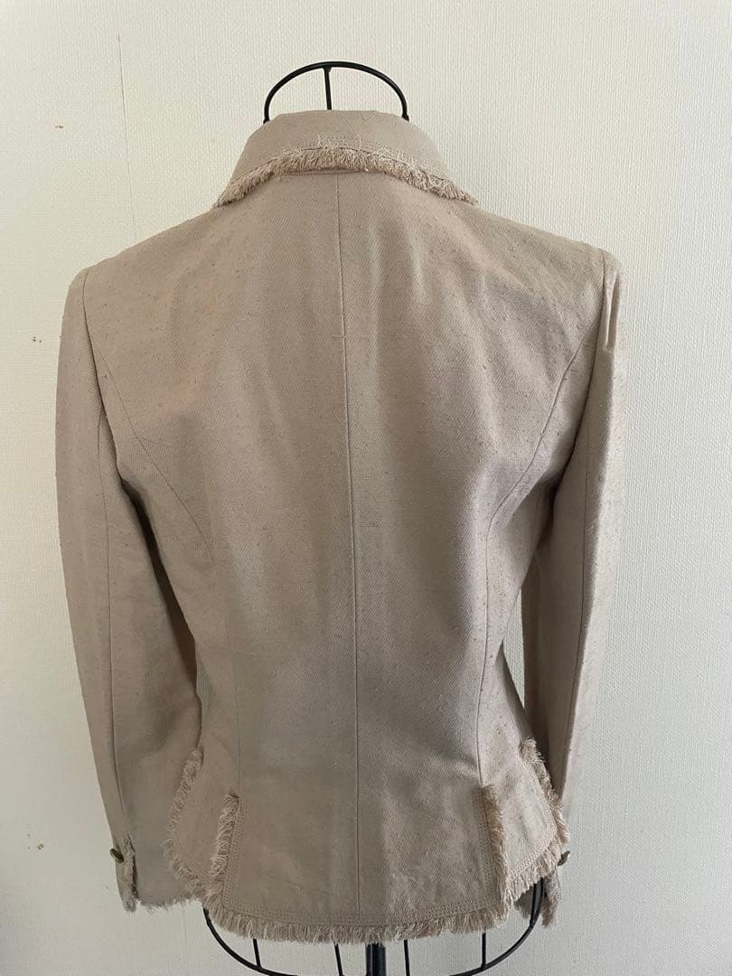 CHANEL Single Button Jacket Size 38