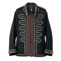 GUCCI 2008AW Runway Studded Chain Napoleon Hussar Jacket Size 44