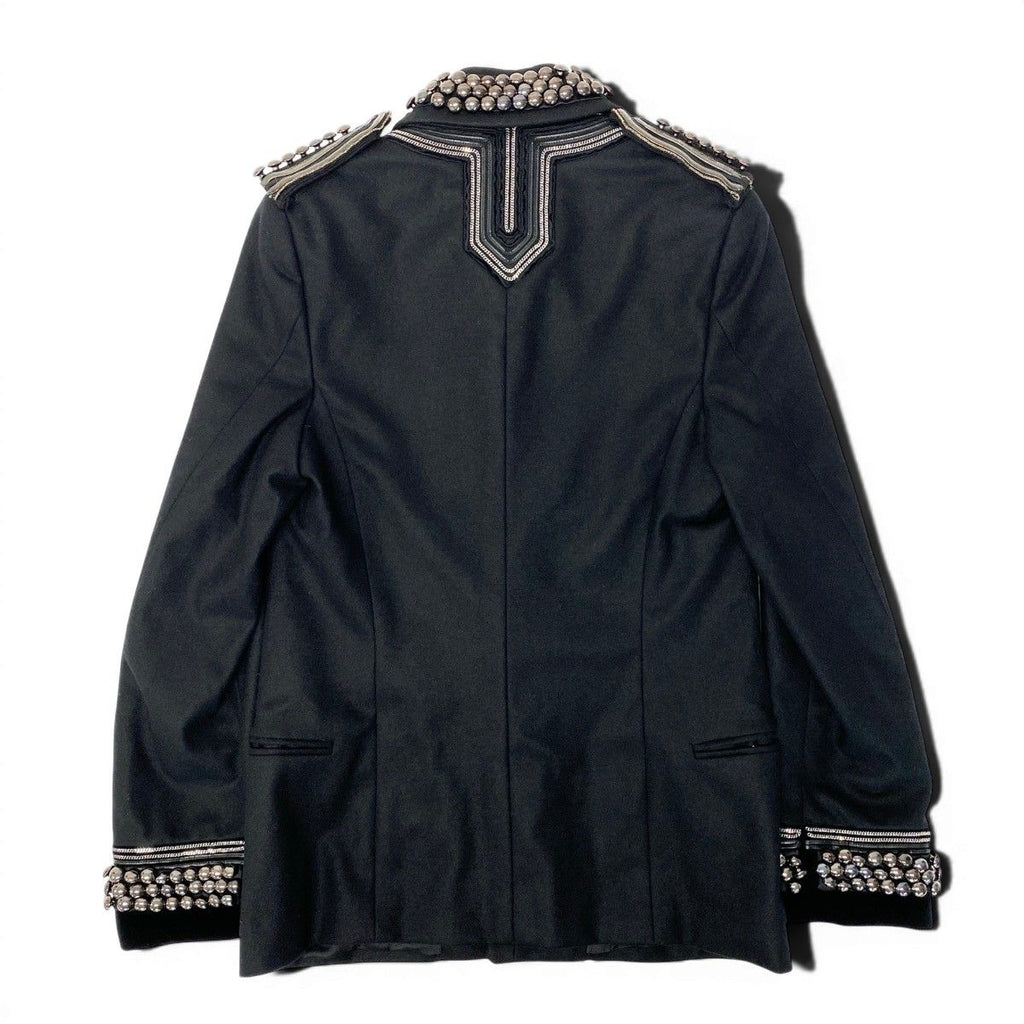 GUCCI 2008AW Runway Studded Chain Napoleon Hussar Jacket Size 44
