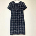 CHANEL Tweed Black Dress Size 36 - Good Condition