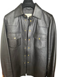 GUCCI Leather Shirt Jacket