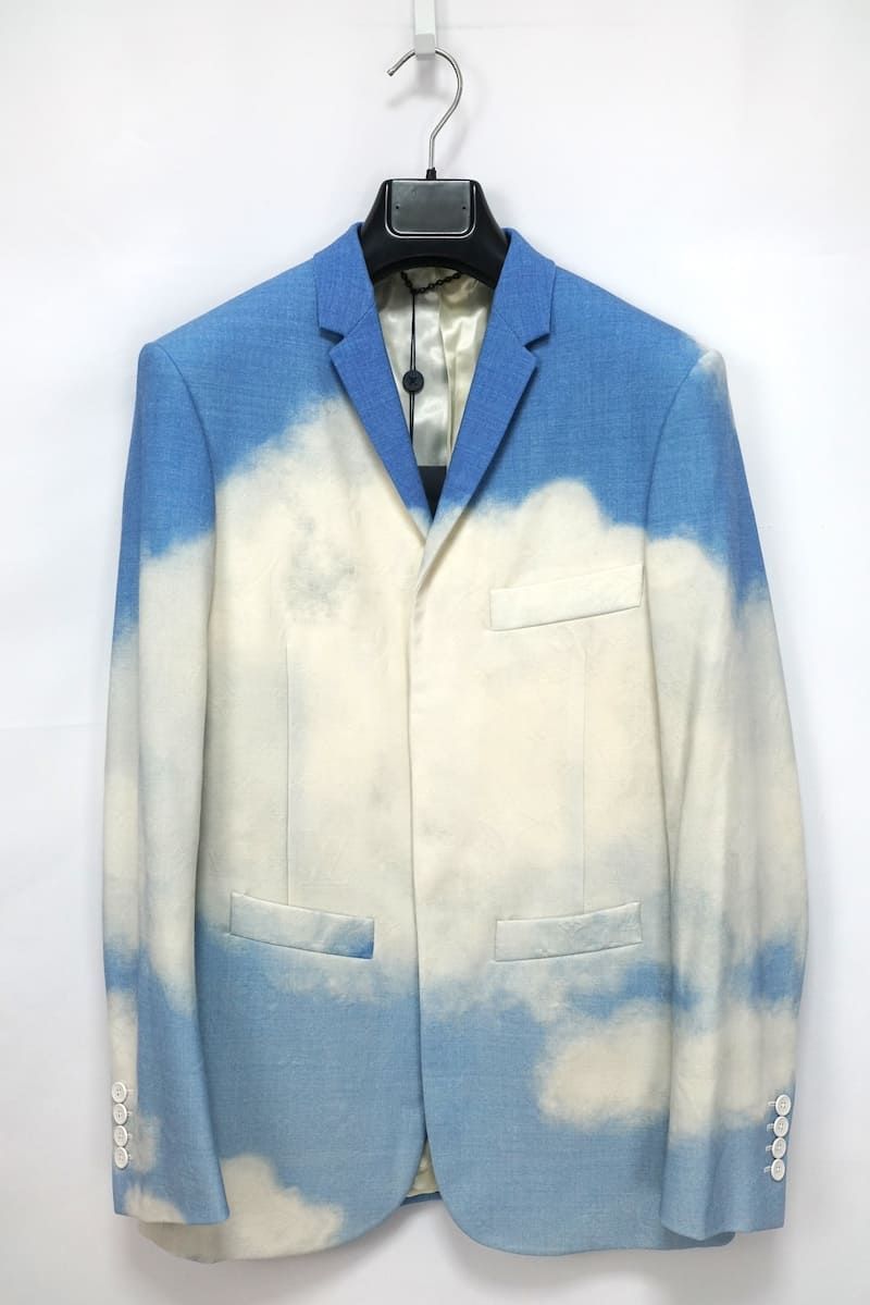 LOUIS VUITTON 22AW RM202 YFD HJJ94W Tailored Jacket Blue Sky Size 44 - Brand New